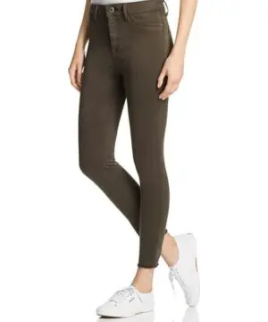DL1961 Jessica Alba No. 2 Trimtone Skinny Ankle Jeans in Grassland