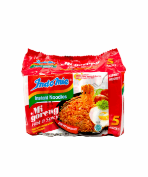 Indomie Instant Stir Fry Noodles Hot Spicy Flavor 80g*5