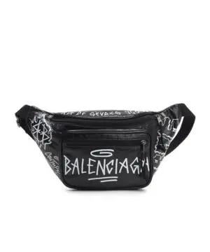Balenciaga Graffiti Explorer Belt Bag Leather Medium-20244443