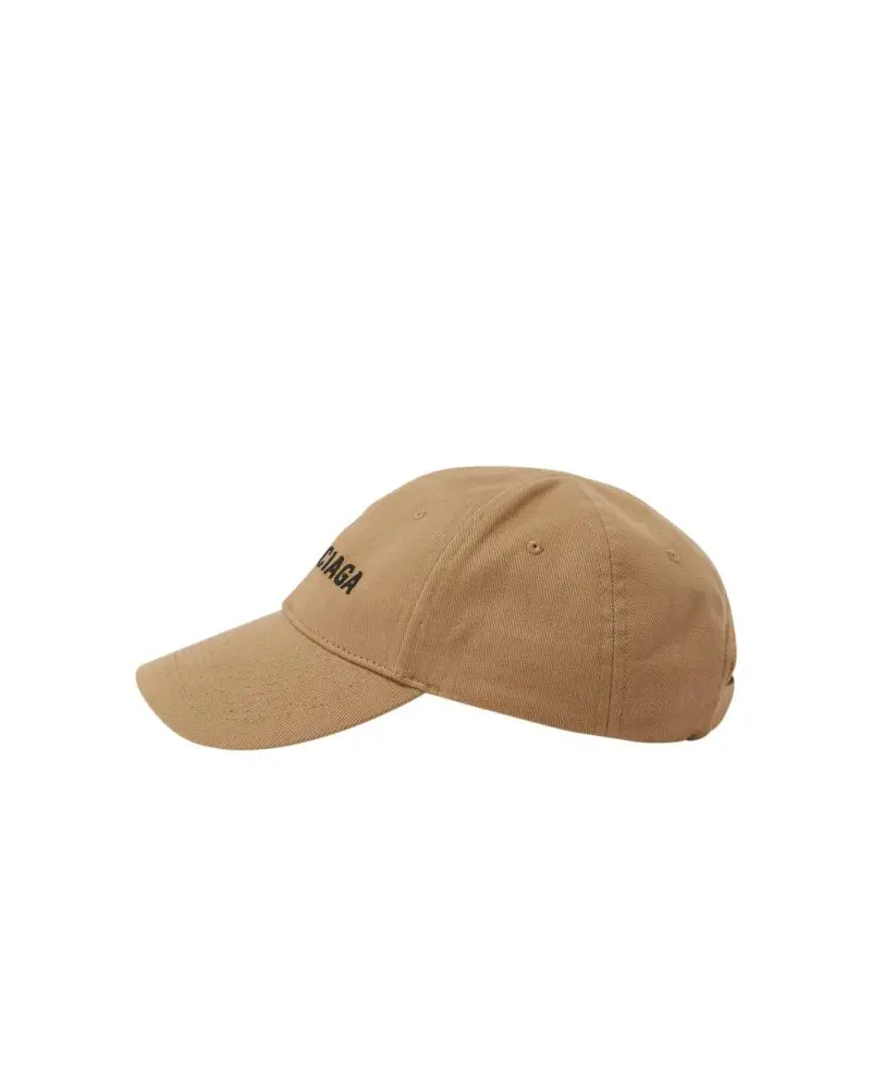 Balenciaga Men's Natural Logo Baseball Cap - Image 3