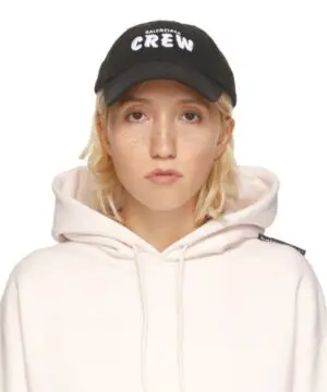 Balenciaga Women's Crew Embroidered Logo Cap-20241017