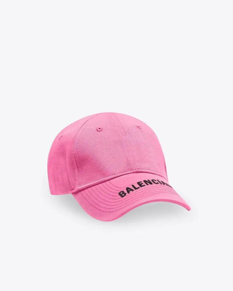 Balenciaga Women's Logo Cap in pink - Image 3
