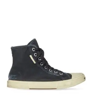 Balenciaga Women's Paris High Top Sneaker In Black-20240056