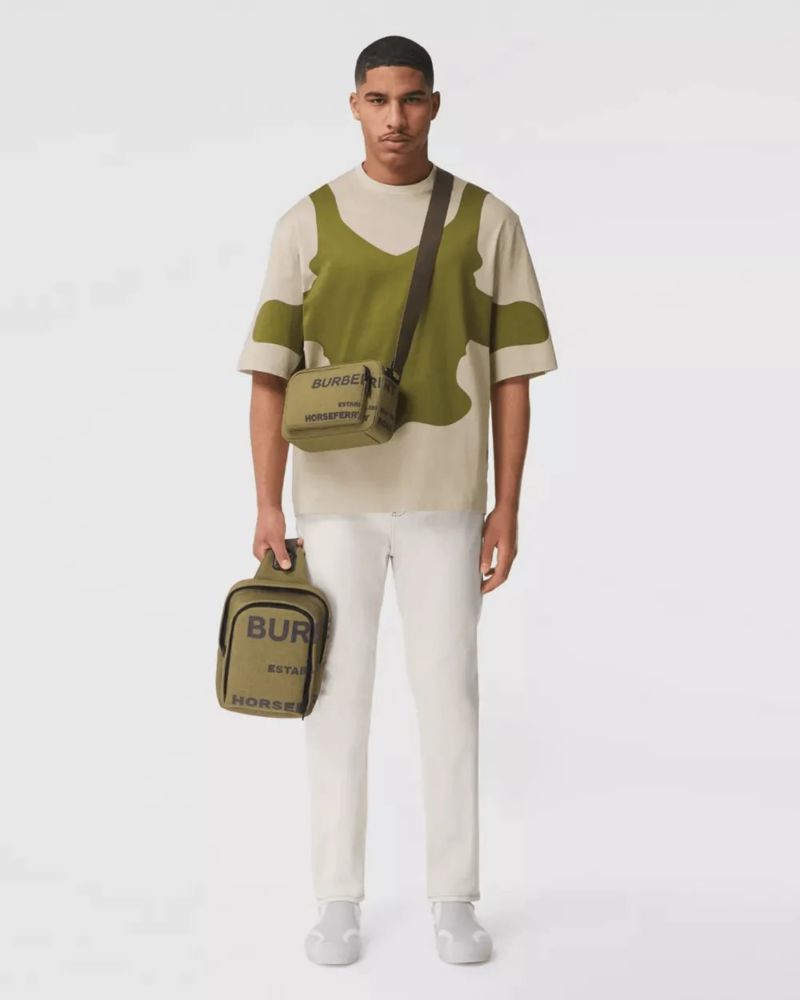 Burberry Horseferry Print Nylon Crossbody Bag - Image 8