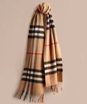 Burberry Large Classic Cashmere Scarf in Check-20225645