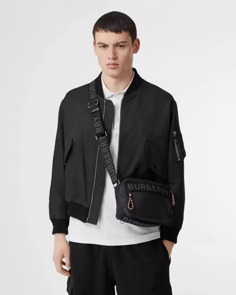 Burberry Logo Detail ECONYL® Crossbody Bag - Image 2