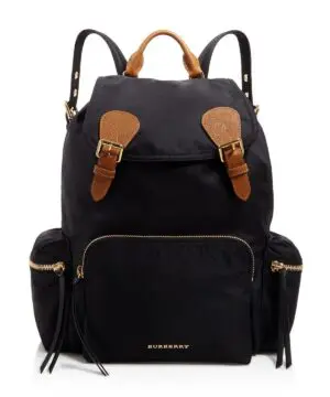 Burberry Medium Rucksack Runway Nylon Backpack, Black-20225692