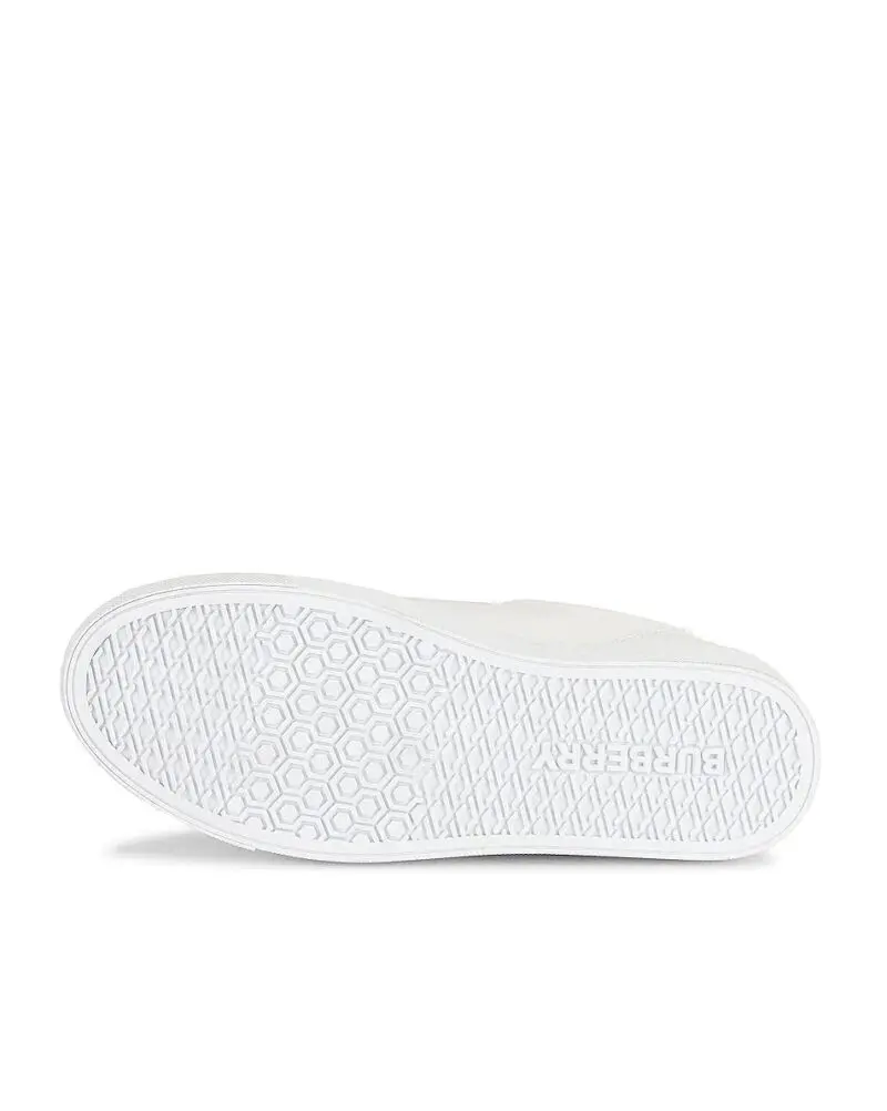Burberry Men's Logo Detail Leather Sneakers - Image 7