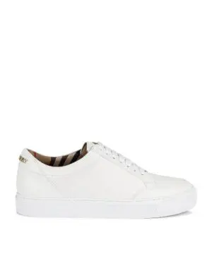 Burberry Men's Logo Detail Leather Sneakers-20246119