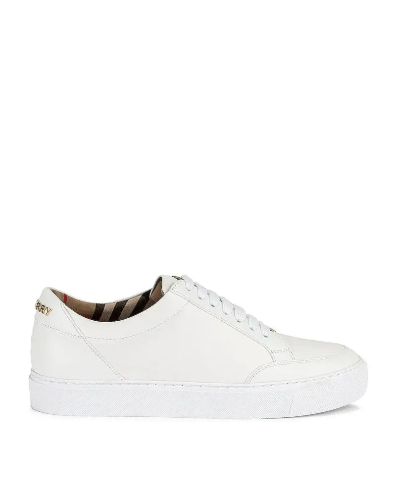 Burberry Men's Logo Detail Leather Sneakers-20246119