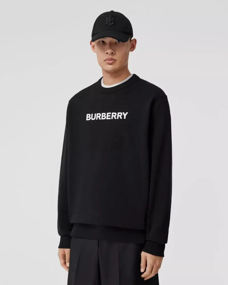 Burberry Men's Logo Print Cotton Sweatshirt - Image 2