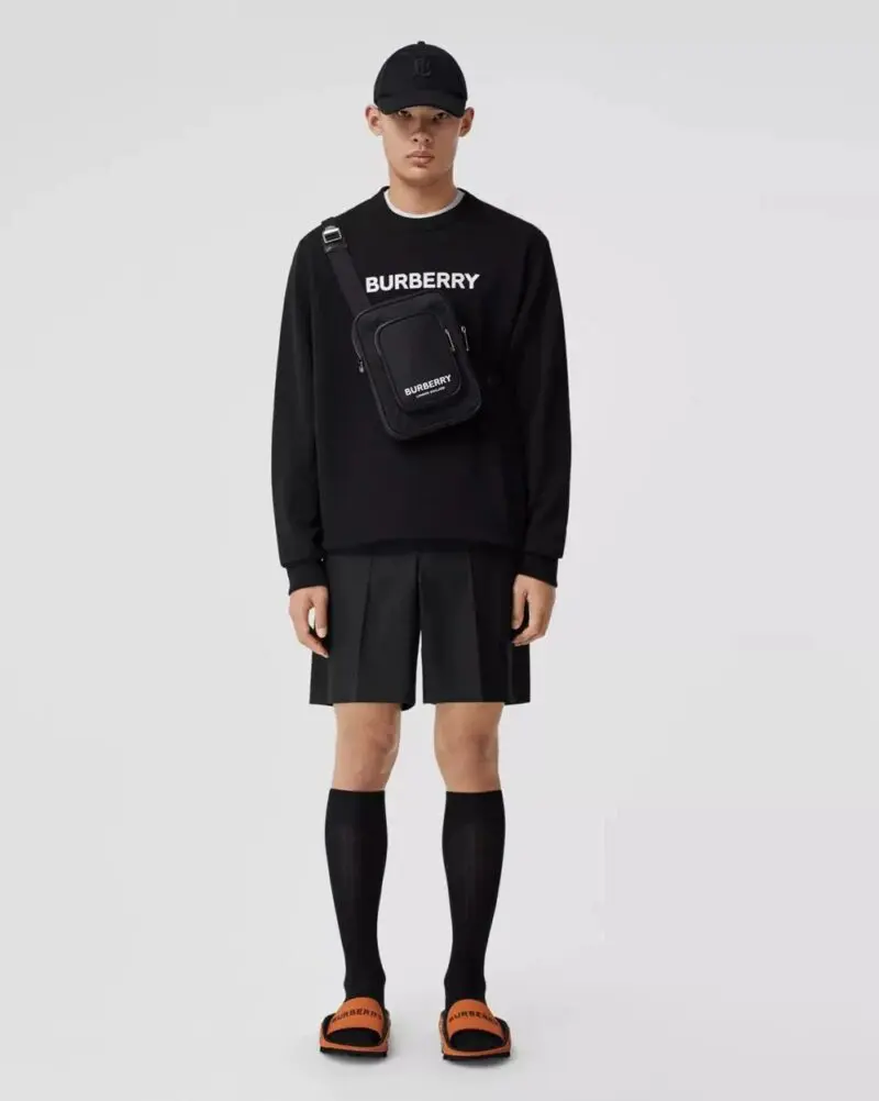 Burberry Men's Logo Print Cotton Sweatshirt - Image 4