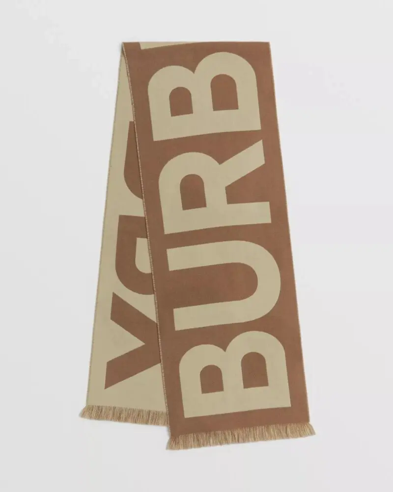 Burberry Men's Logo Wool Jacquard Scarf - Image 2
