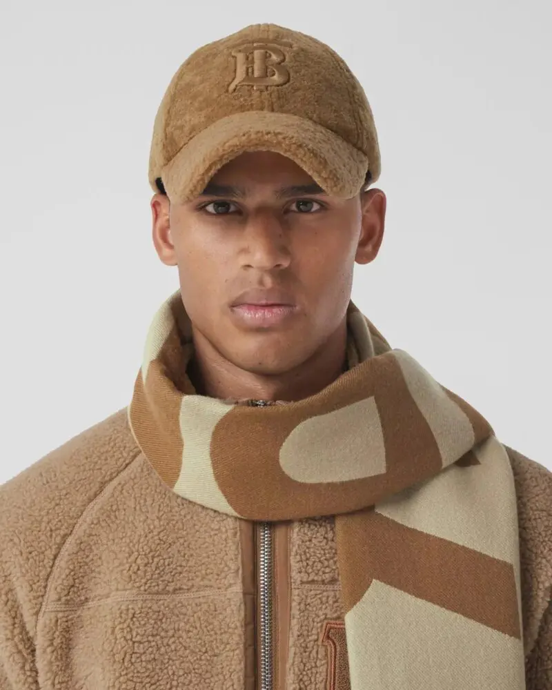 Burberry Men's Logo Wool Jacquard Scarf - Image 6