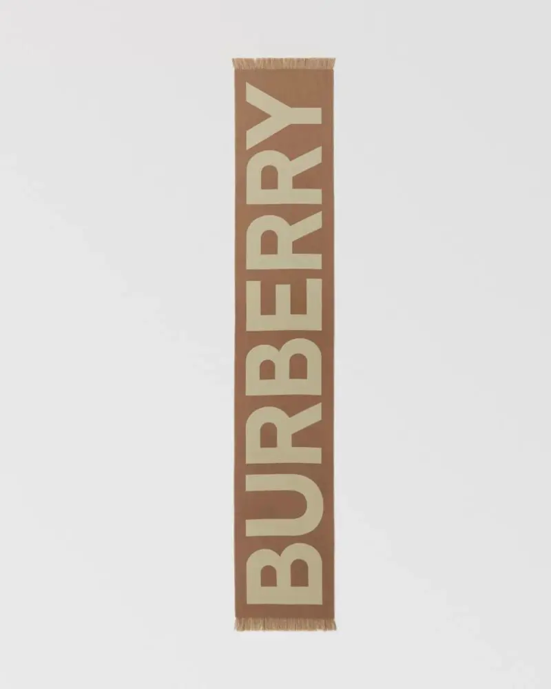 Burberry Men's Logo Wool Jacquard Scarf - Image 7