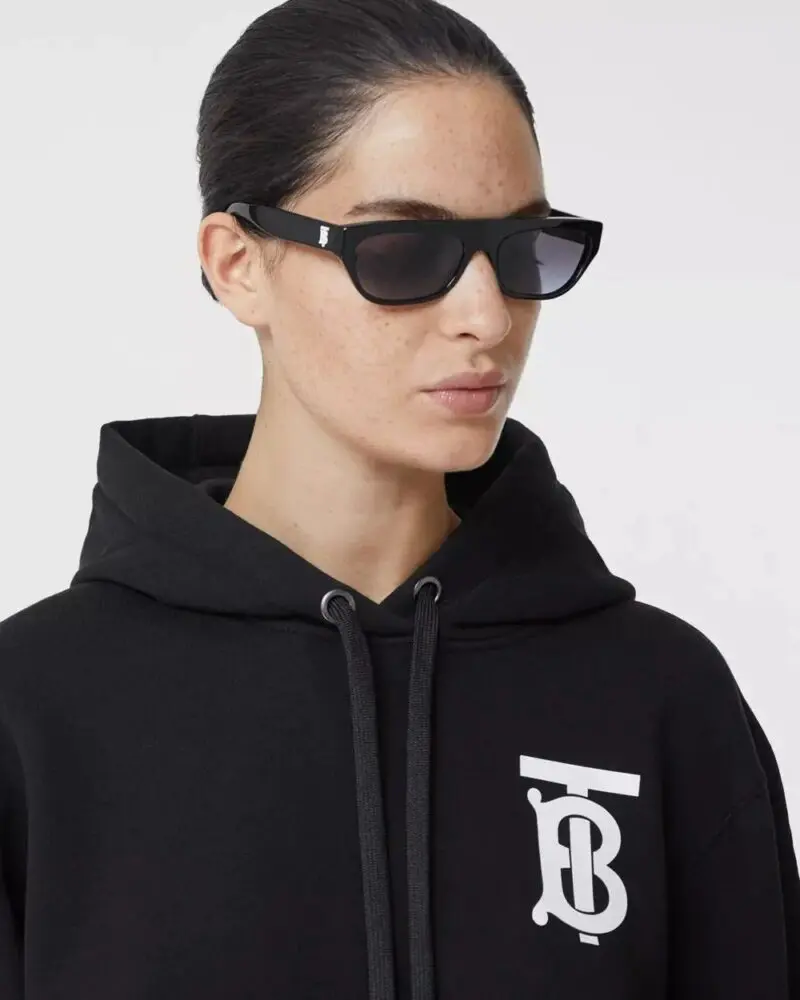Burberry Monogram Motif Cotton Hoodie - Image 3