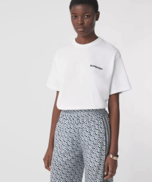 Burberry Monogram Motif Cotton Oversized T-shirt-20245341