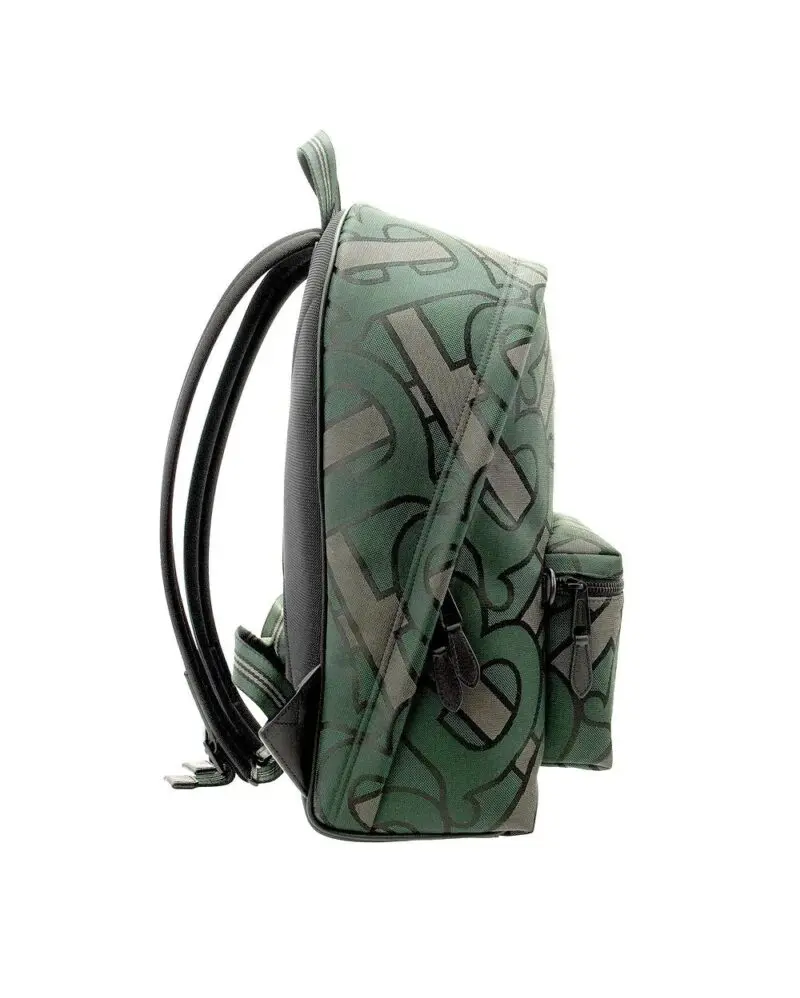 Burberry Monogram Recycled Polyester Jacquard Backpack - Image 3