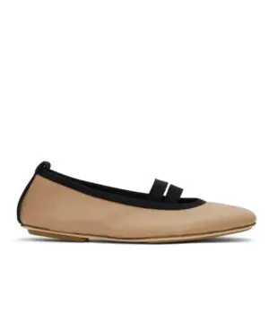 Burberry Tan Grace Ballerina Flats-20242073
