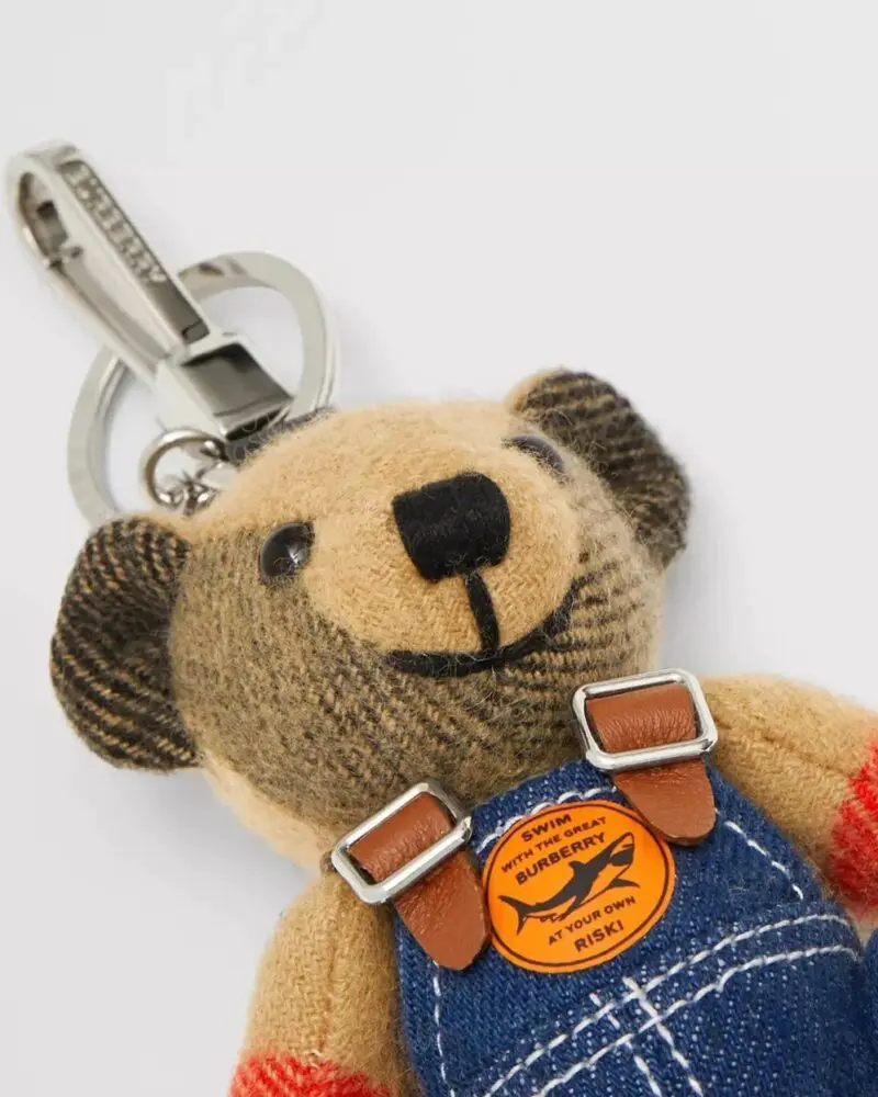 Burberry Thomas Bear Charm in Denim - Image 3