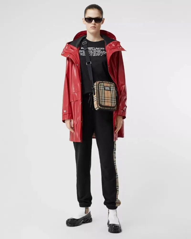 Burberry Vintage Check and Leather Crossbody Bag - Image 7