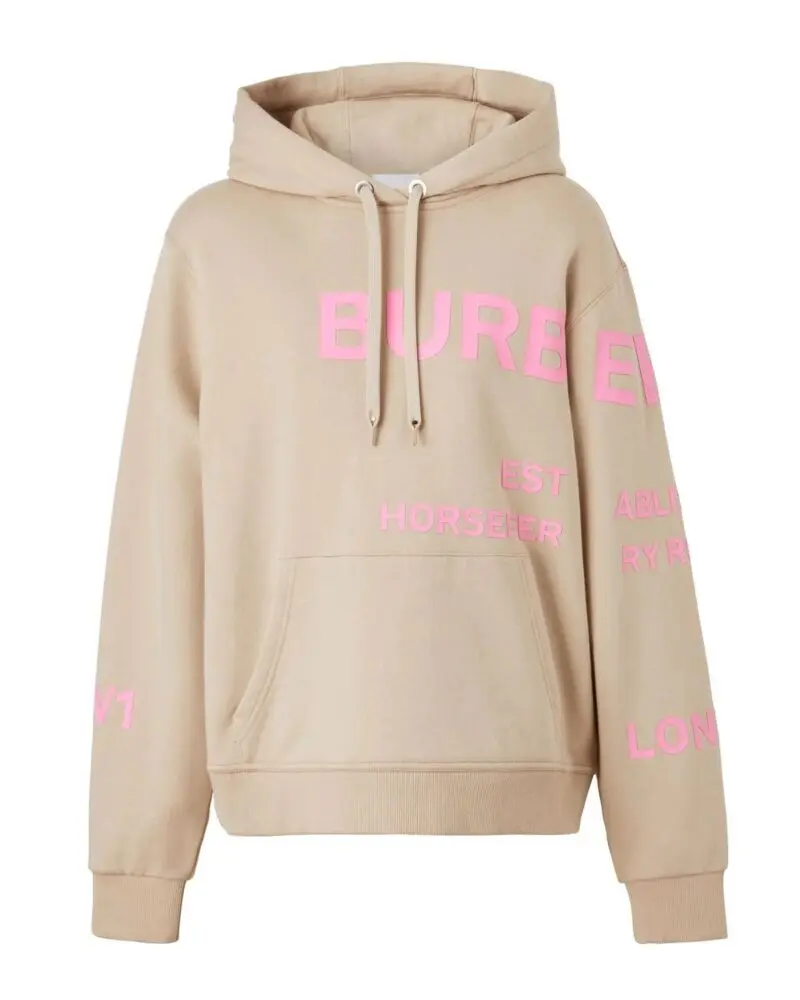 Burberry Women's Horseferry Print Cotton Oversized Hoodie-20238412