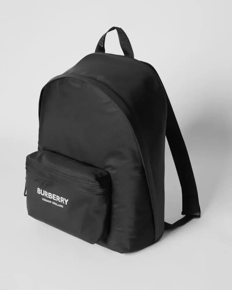 Burberry Women's Logo Print Nylon Backpack - Image 5