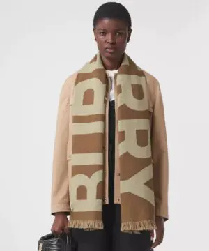 Burberry Women's Logo Wool Jacquard Scarf-20236581