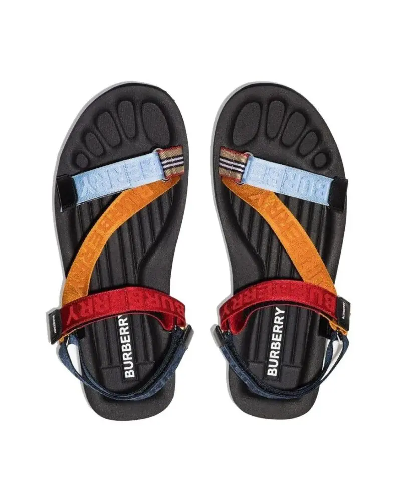 Burberry Women's Patterson Colorblock Logo Sport Sandals - Image 2