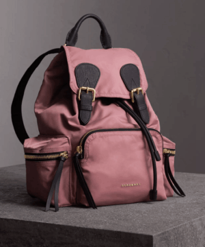 Buryerry Medium Rucksack in Technical Nylon and Leather-20225683