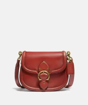 Coach Beat Saddle Bag, Red Sand-20253303