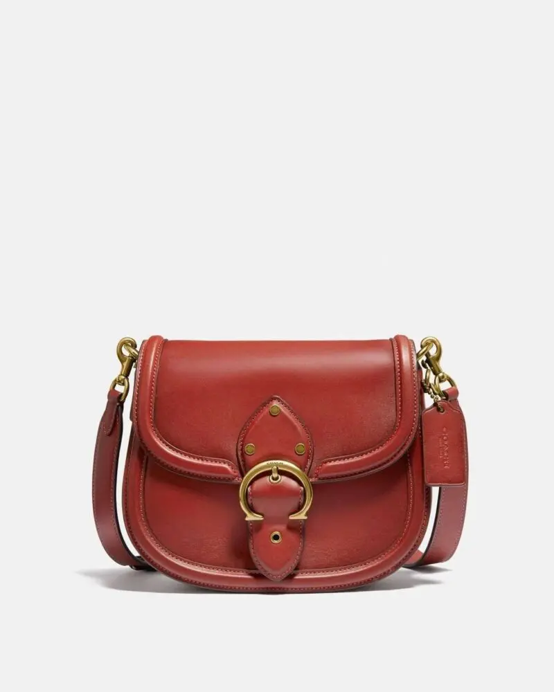 Coach Beat Saddle Bag, Red Sand-20253304