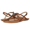 Coach Camara Flats Leather T-Strap Thong Sandals-20230868