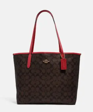 Coach City Tote In Signature Canvas-20237801