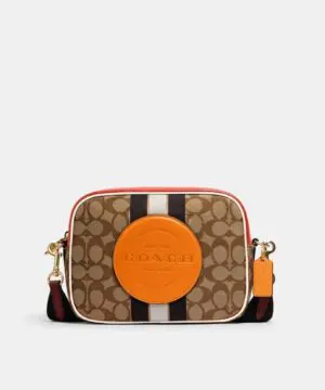 Coach Dempsey Camera Bag In Signature Jacquard With Stripe And Coach Patch-20257411