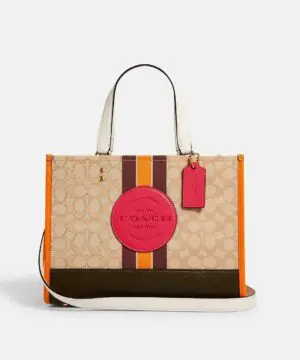 Coach Dempsey Carryall In Signature Jacquard With Stripe And Coach Patch-20257402