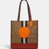 Coach Dempsey Tote In Signature Jacquard With Stripe And Coach Patch-20257421