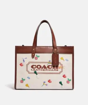 Coach Field Tote 30 With Garden Embroidery Coach Badge-20254038