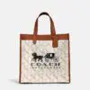 Coach Field Tote With Horse And Carriage Print And Carriage Badge-20243319