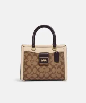 Coach Grace Carryall In Signature Canvas-20236616
