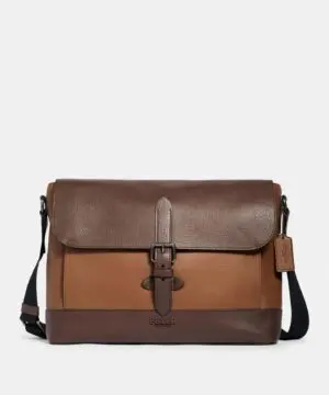 Coach Hudson Messenger In Colorblock-20250909