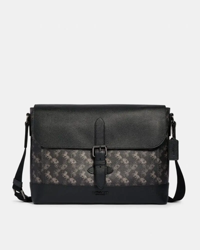 Coach Hudson Messenger With Horse And Carriage Print-20257385