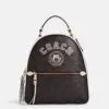 Coach Jordyn Backpack In Signature Canvas With Varsity Motif-20239078
