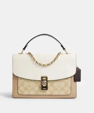 Coach Lane Shoulder Bag In Colorblock Signature Canvas-20253405