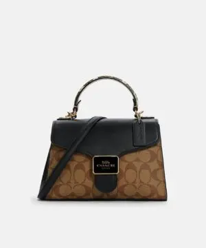 Coach Pepper Satchel In Signature Canvas-20243274