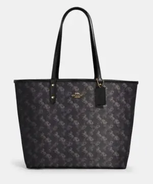 Coach Reversible City Tote With Horse And Carriage Print-20254494