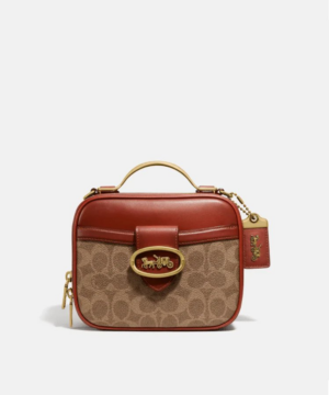 Coach Riley Lunchbox Bag In Colorblock Signature Canvas-20257390
