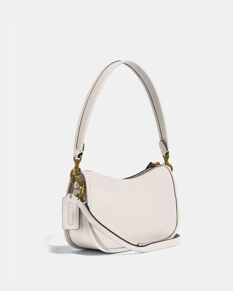 Coach Swinger Bag, Brass/Chalk - Image 2