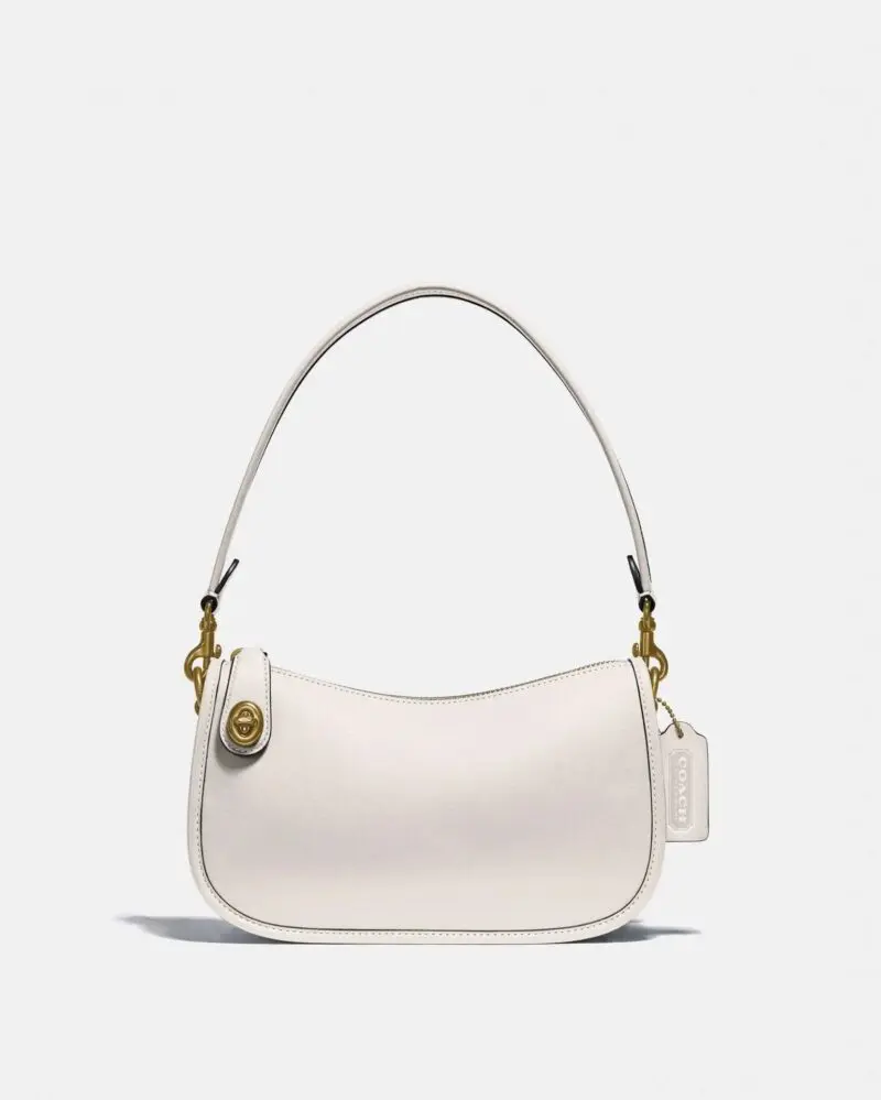 Coach Swinger Bag, Brass/Chalk-20253338