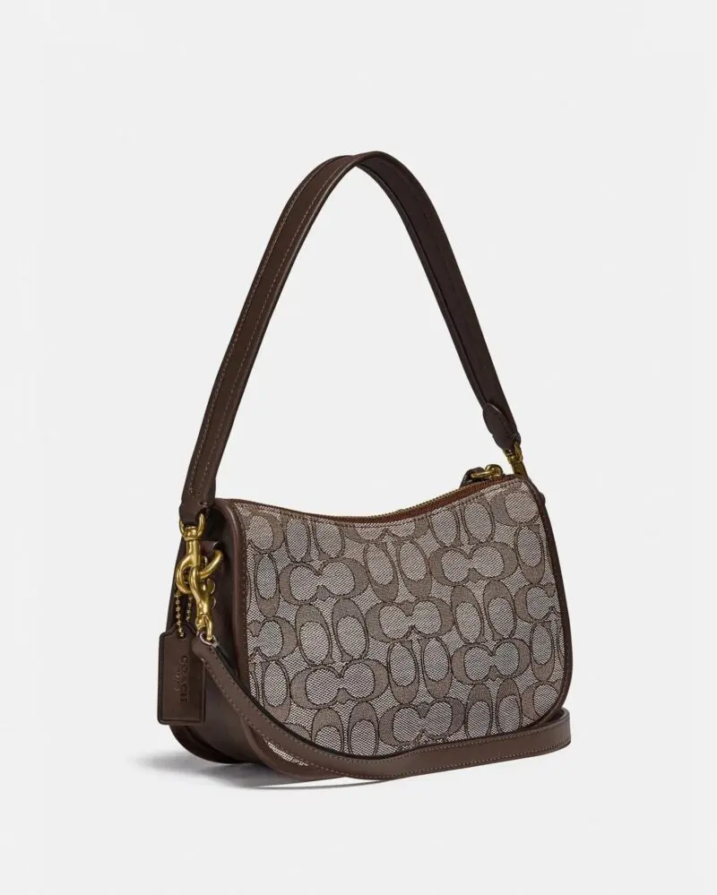 Coach Swinger Bag In Signature Jacquard - Image 2